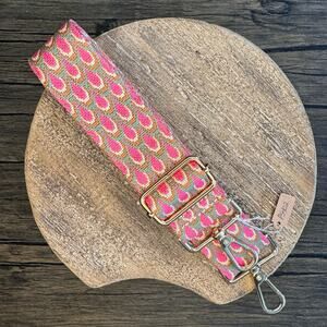 Wide Pink Purse Strap Crossbody Purse Strap Guitar Strap NEW FAST SHIP